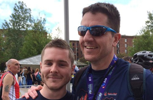 Gary Robinson raised £1000 for Brother's life