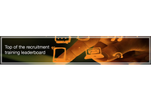 Top of the Recruitment Training Leaderboard is...